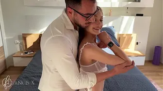 Tiny blonde with innocent face gets fucked hard for one full hour