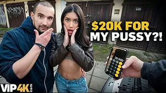 VIP4K. He wanted to buy a car, but instead sold his Girlfriend's Pussy to a Stranger