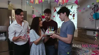 Cute step Mother Gets All Dicks On Ass On Birthday - Liv Revamped, Nade Nasty, Nick Strokes | AnalMa