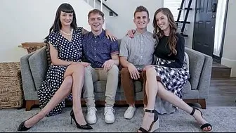 Two Horny MILFs Swap the Young Studs They Caught Watching Porn